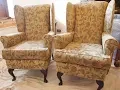 How to Paint Fabric Chairs with Annie Sloan paint My first attempt