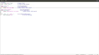 Hello World using Flask and Python