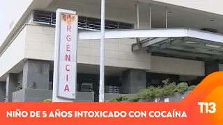 Niño de 5 años intoxicado con cocaína