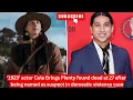 1923 star Cole Brings Plenty found dead in the woods in Kansas