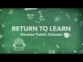 Return to School Information