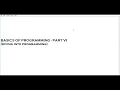 Basic Programming for Beginners - Part 6 Programming Constructs in C Implementation