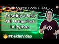 Creating a Rest API Using Flask and Jsonify in Python