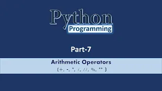 Arithmetic Operator Python Part 7 Learn CSE Malayalam