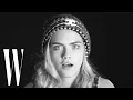 Cara Delevingne On Being Naked Her Foot Tattoo and Crush on Brangelina Screen Tests W Magazine