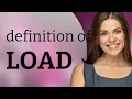 Load what is LOAD meaning
