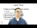 Constructing Objects - CS-030