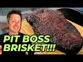 Smoked BEEF BRISKET on a PIT BOSS Pellet Grill Beef Brisket