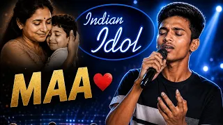 Maa Ke Liye Gaya Ye Gaana... Dil Chhoo Jayega ❤️#Maa #EmotionalSong #Singing #IndianIdol #ViralSong