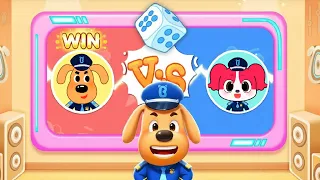 Sheriff Labrador Safety Contest #2 - Sheriff Labrador vs. Sheriff Papillon | BabyBus Games