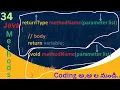 Methods in Java - part 2 in Telugu Coding Kathalu Java Course