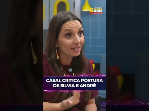 Casal critica postura de Silvia e André com rivais. 💥 #shorts #powercouple #livedoscampeões