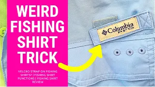 Velcro Strap on Fishing Shirts Fishing Shirt Functions Fishing Shirt Review
