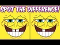 Photo Puzzles Spongebob Squarepants Spot the difference Brain Games for Kids Child Friendly