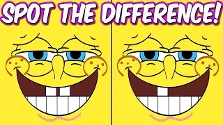 Photo Puzzles Spongebob Squarepants Spot the difference Brain Games for Kids Child Friendly