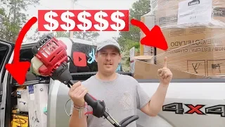 BUYING HUGE LOWES MYSTERY BOXES OF RETURN ITEMS HOW TO MAKE MONEY