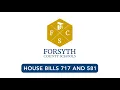 House Bills 717 and 581 Discussion Forsyth County Schools