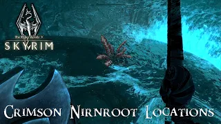 THE ELDER SCROLLS V SKYRIM - Crimson Nirnroots locations in Blackreach