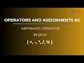 Mastering Arithmetic Operators in Java A Comprehensive Guide