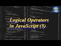 Logical opeartors in javascript