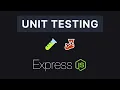 Express JS - Unit Testing with Jest