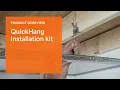 QUICKHANG Installation Kit - Easy Ceiling Tile Installation With Ceiling Grids