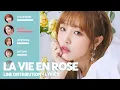 Download Lagu IZ*ONE - La Vie En Rose (Line Distribution + Lyrics)