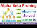 3 Alpha Beta pruning Cutoff in artificial intelligence with Solved example by Vidya Mahesh Huddar