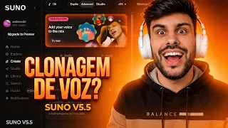 Suno v5.5 - Clonagem de Voz FINALMENTE | Será que DECEPCIONOU?