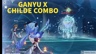 GANYU X CHILDE on Hydro Domain