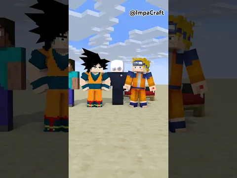 Wait until Herobrine turns 😎 #shorts #gojo #naruto #goku #herobrine