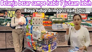 BELANJA BESAR SAMPE HABIS 7 JUTAAN LEBIH || SEMUA MAHAL BIAYA HIDUP NAIK 30% 