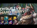 DYRUS CARRIES HIS INTING TEAM