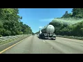 Driving from Providence to Boston Massachusetts
