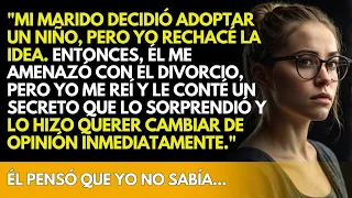 "Mi esposo amenazó con divorciarse debido a la adopción, ¡pero mi secreto lo dejó atónito!"