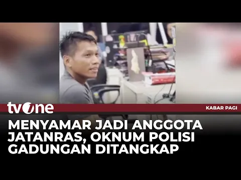 Polisi Tangkap Residivis Menyamar Sebagai Anggota Jatanras