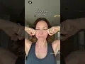 Quick face lifting massage