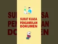 Download Lagu Contoh Surat Kuasa Pengambilan Dokumen #shorts
