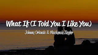 Download Johnny Orlando, Mackenzie Ziegler - What If (I Told You I Like You) (Lyrics) MP3