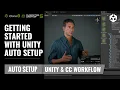 Getting started with Unity Auto Setup Import CC5 Characters Animation to Unity Fast Tutorial