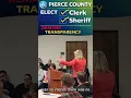 Testimony for Transparency Why the Pierce County Clerk Must Be Elected P-1