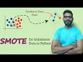 Handling data imbalance using SMOTE in python Synthetic Minority Oversampling Technique
