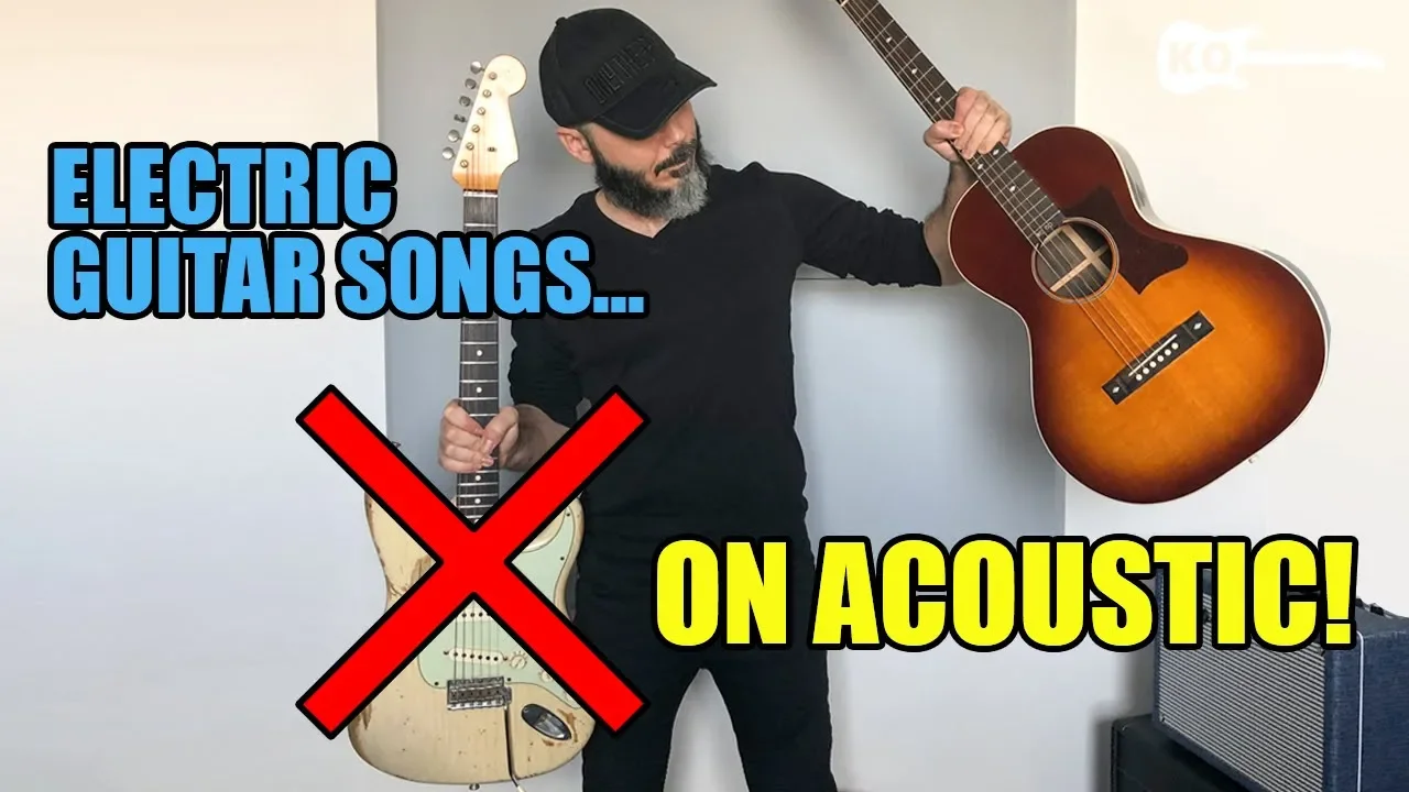 Electric Guitar Songs... On Acoustic! Electric Guitar Songs... On Acoustic!