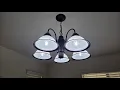 Hampton Bay Lighting Halophane 5-Light Oil Rubbed Bronze Chandelier QUICK OVERVIEW