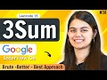 3 Sum Brute Better Optimized Approach with Codes Leetcode 15