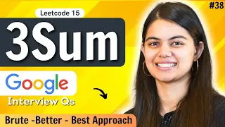 3 Sum Brute Better Optimized Approach with Codes Leetcode 15