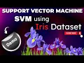 Example of ML Classification Technique on iris Dataset using Support Vector Machine SVM AI with AI