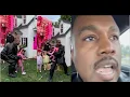 Kanye West Sneaks into his daughter Birt ay party w Help from Travis Scott after He wasnt Invited