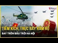 Download Lagu Vỡ oà khoảnh khắc 10 chiếc tiêm kích, trực thăng rầm rộ cất cánh bay trên bầu trời Hà Nội