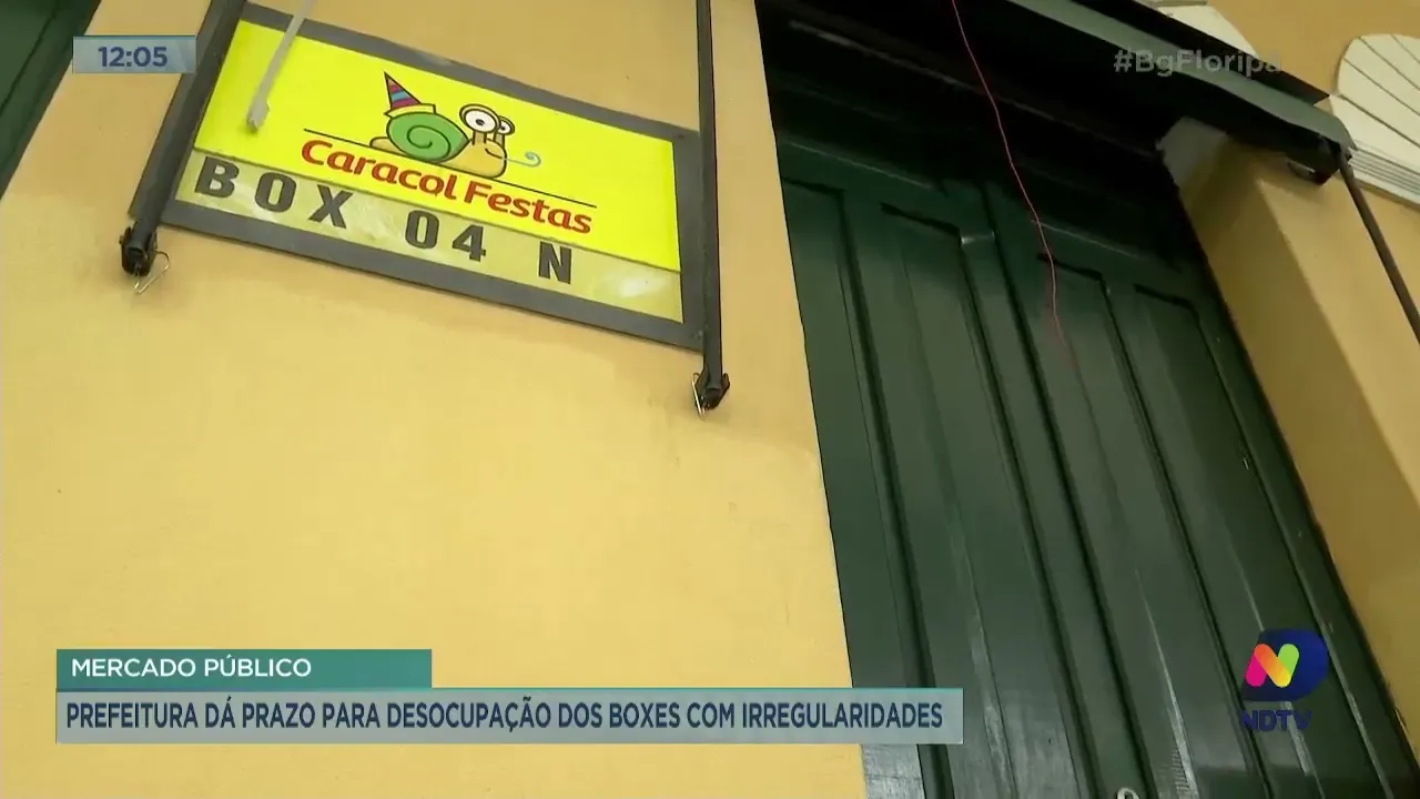 Mercado Público: Prefeitura dá prazo para desocupação dos boxes com irregularidades